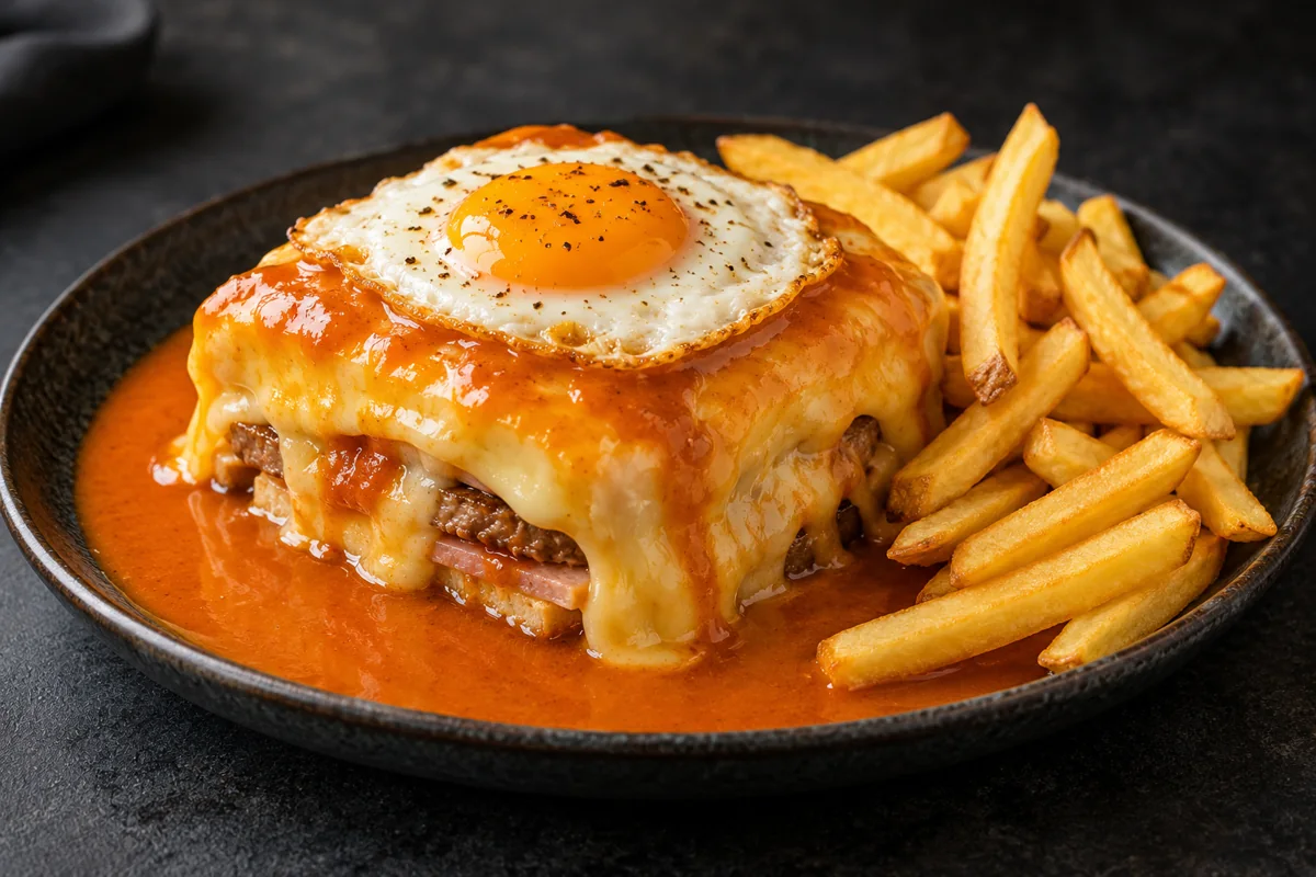 Francesinha et frites LIA & CO. — visuel d’illustration